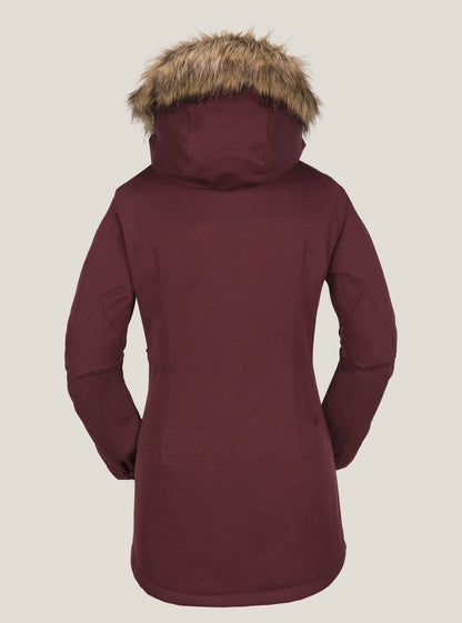 Mission Insulated Jacket - Black Red