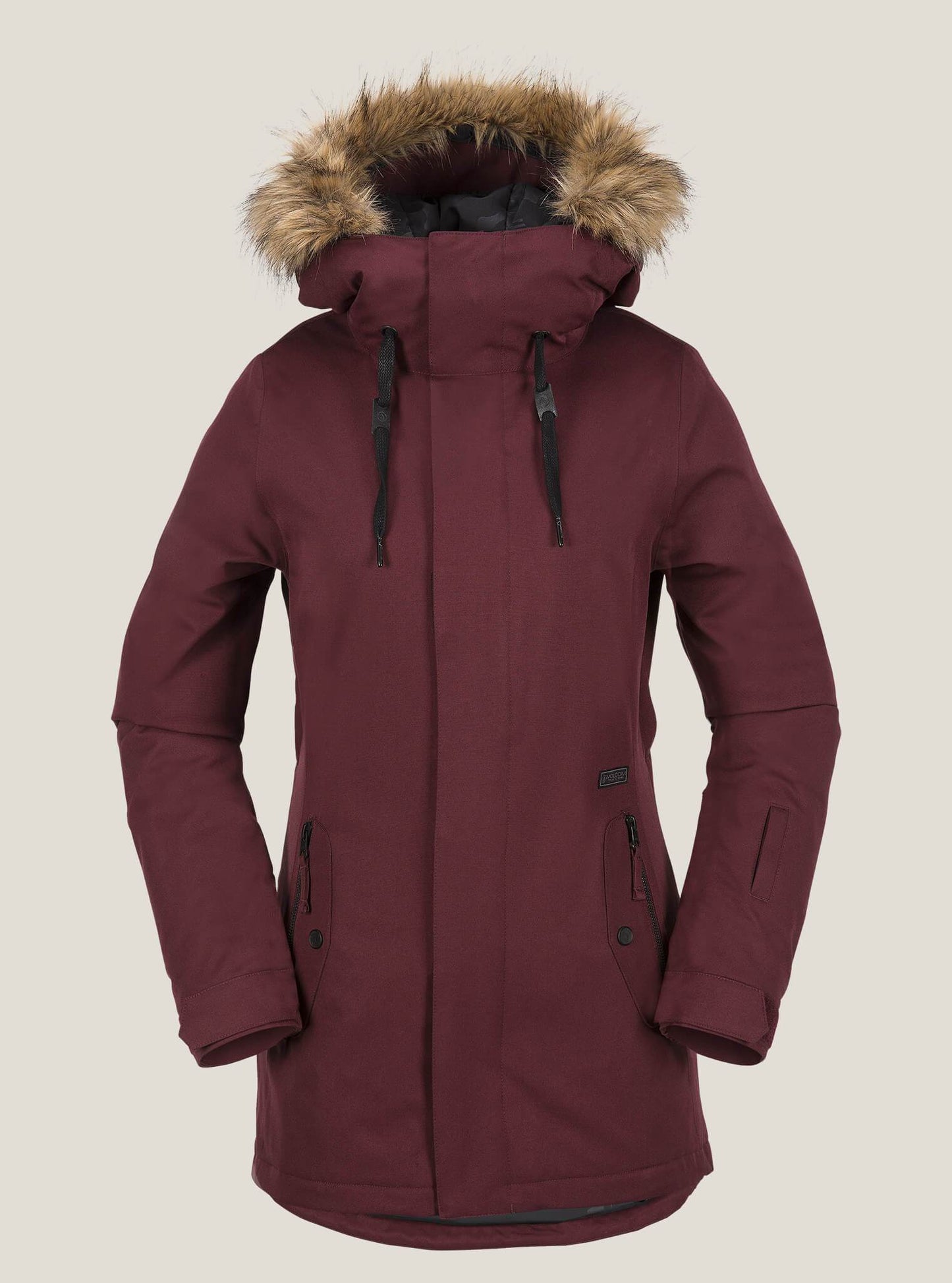 Mission Insulated Jacket - Black Red