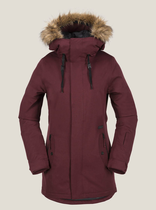 Mission Insulated Jacket - Black Red