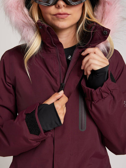 Eva Insulated GORE-TEX Jacket - Merlot
