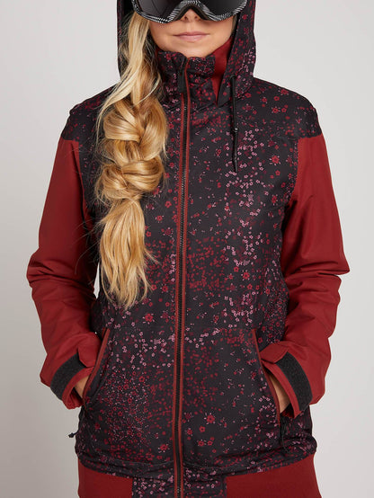 Meadow Insulated Jacket - Black Floral Print