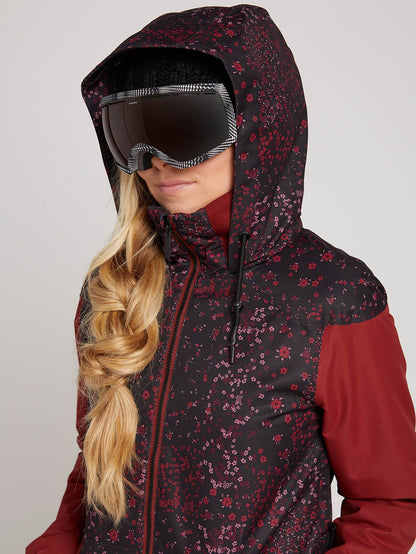 Meadow Insulated Jacket - Black Floral Print