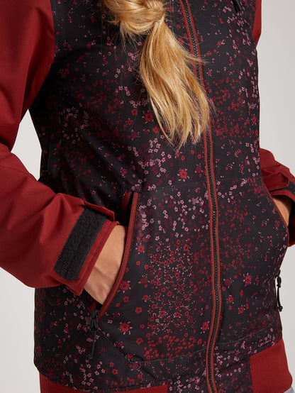Meadow Insulated Jacket - Black Floral Print
