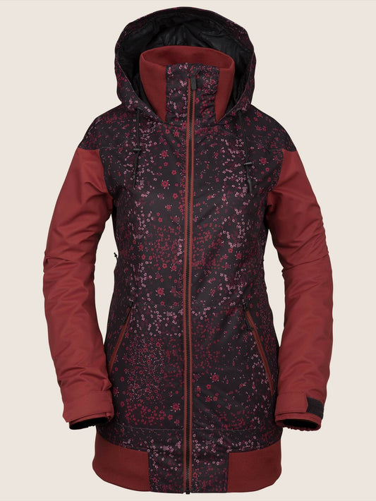 Meadow Insulated Jacket - Black Floral Print