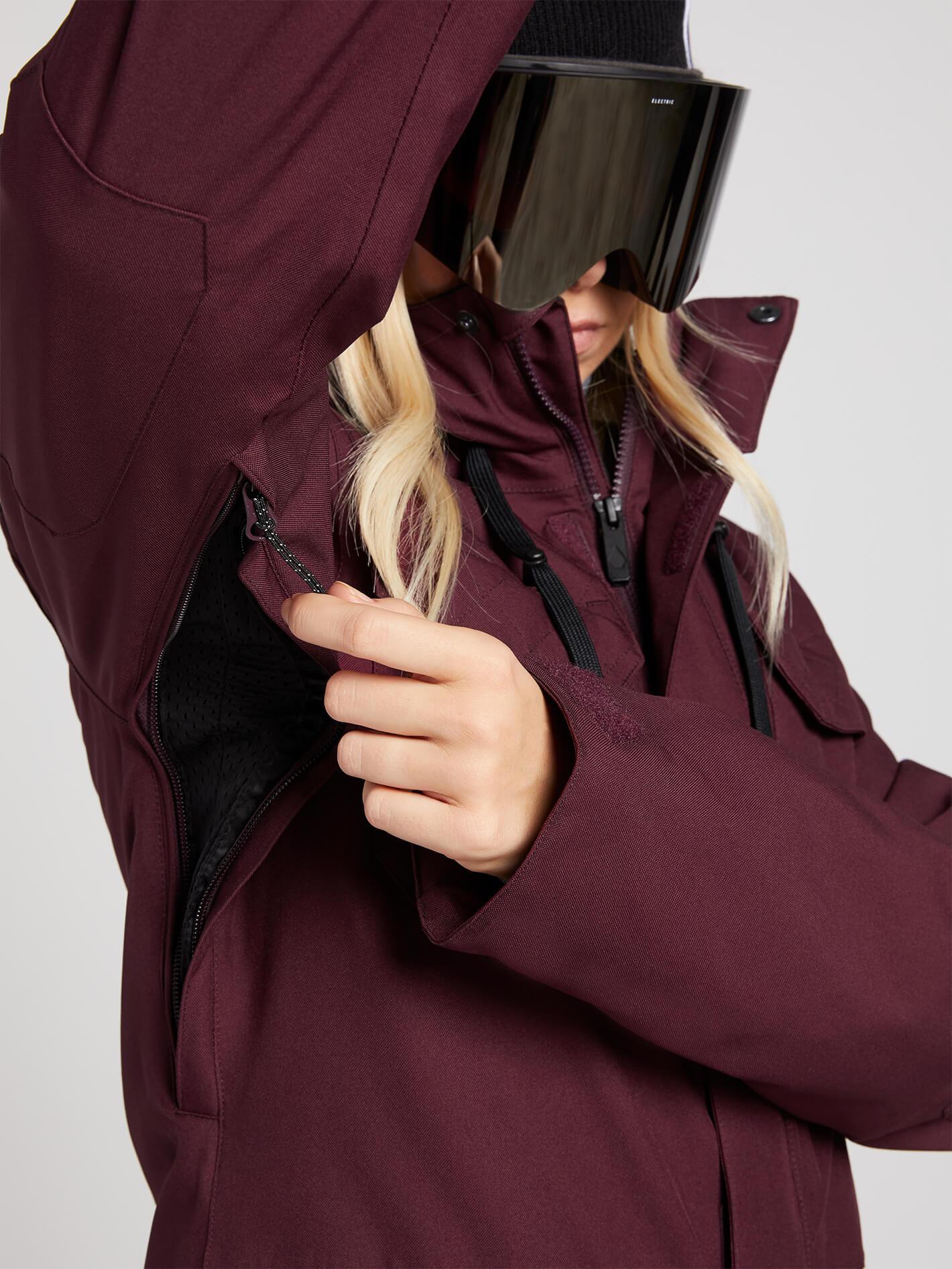 Womens Shadow Insulated Jacket - Merlot