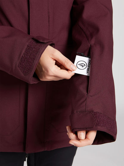 Womens Shadow Insulated Jacket - Merlot