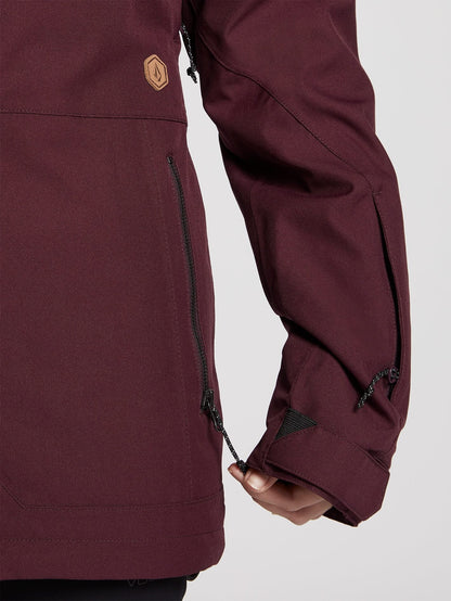 Womens Shadow Insulated Jacket - Merlot