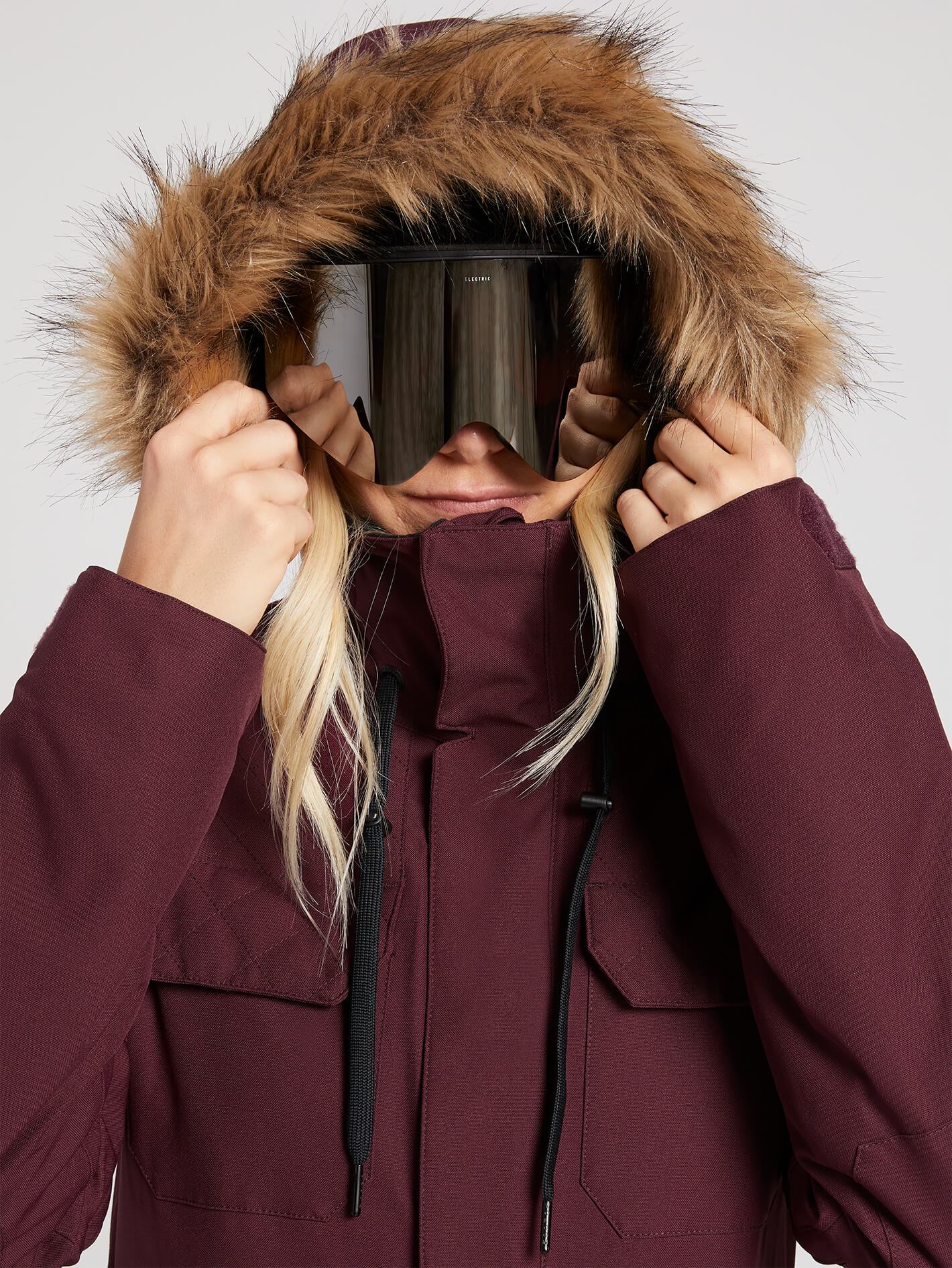 Womens Shadow Insulated Jacket - Merlot