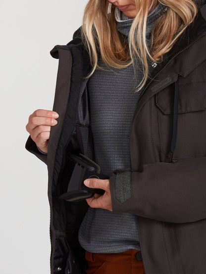 Womens Shadow Insulated Jacket - Vintage Black