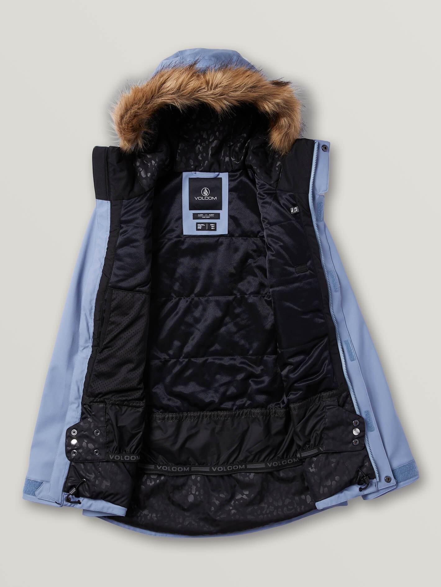 Womens Shadow Insulated Jacket - Washed Blue