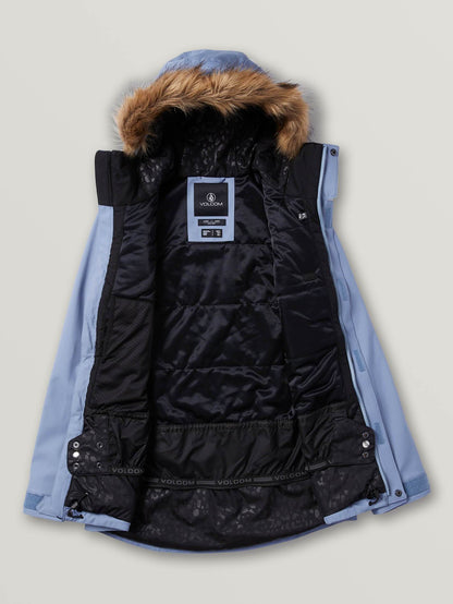 Womens Shadow Insulated Jacket - Washed Blue