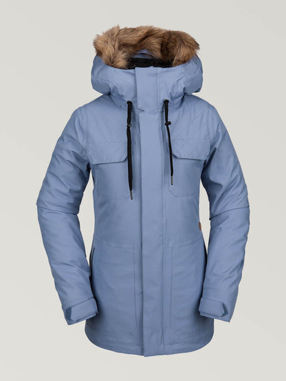 Womens Shadow Insulated Jacket - Washed Blue