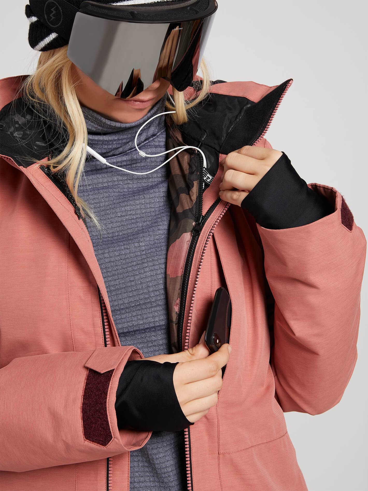 Womens Iris 3-In-1 Gore-Tex Jacket - Mauve