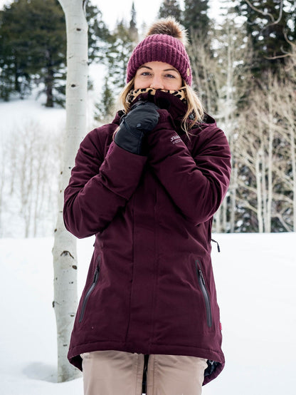 Womens 3D Stretch Gore-Tex Jacket - Merlot