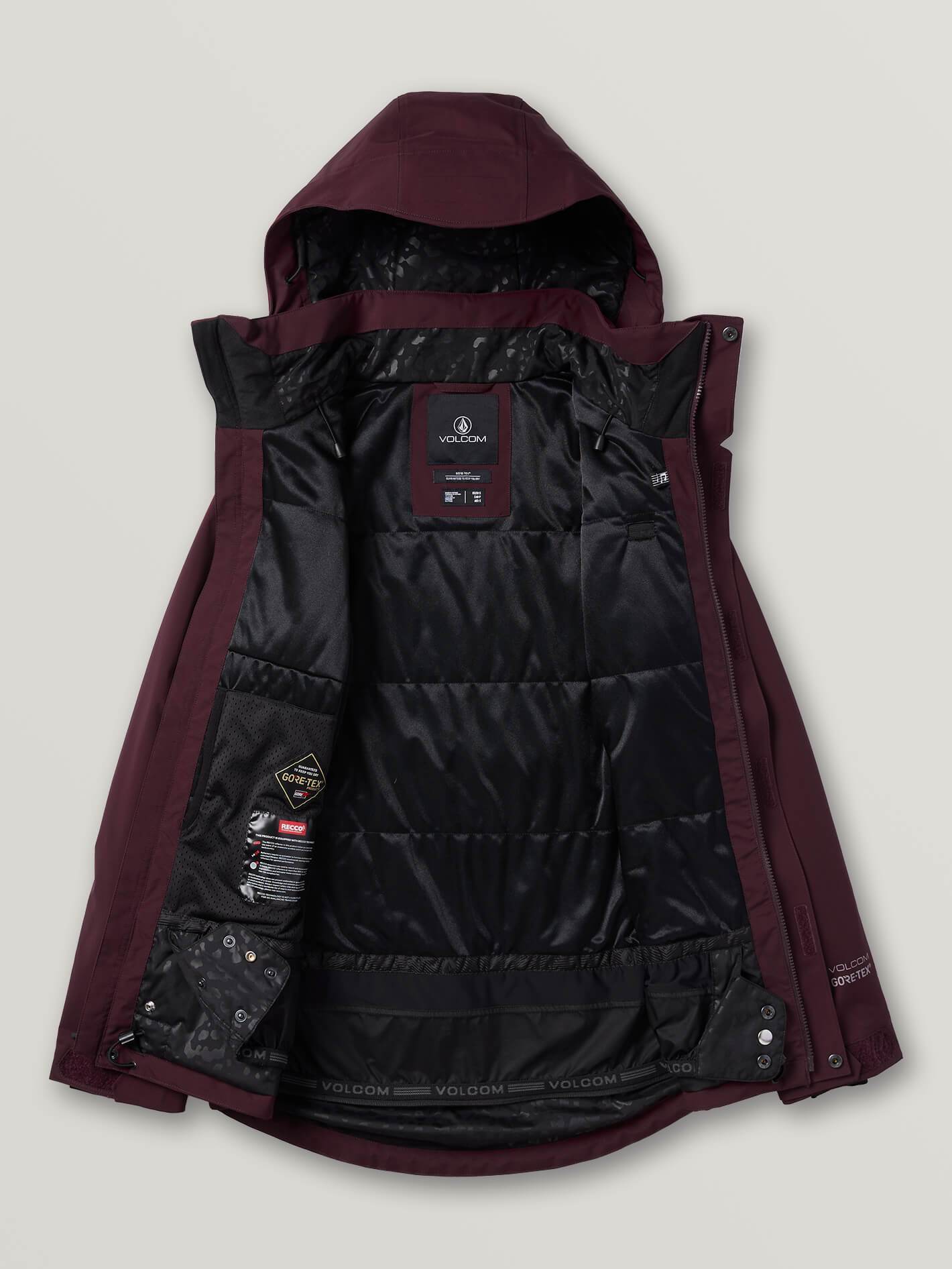 Womens 3D Stretch Gore-Tex Jacket - Merlot
