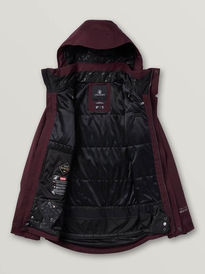 Womens 3D Stretch Gore-Tex Jacket - Merlot