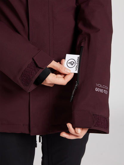 Womens 3D Stretch Gore-Tex Jacket - Merlot