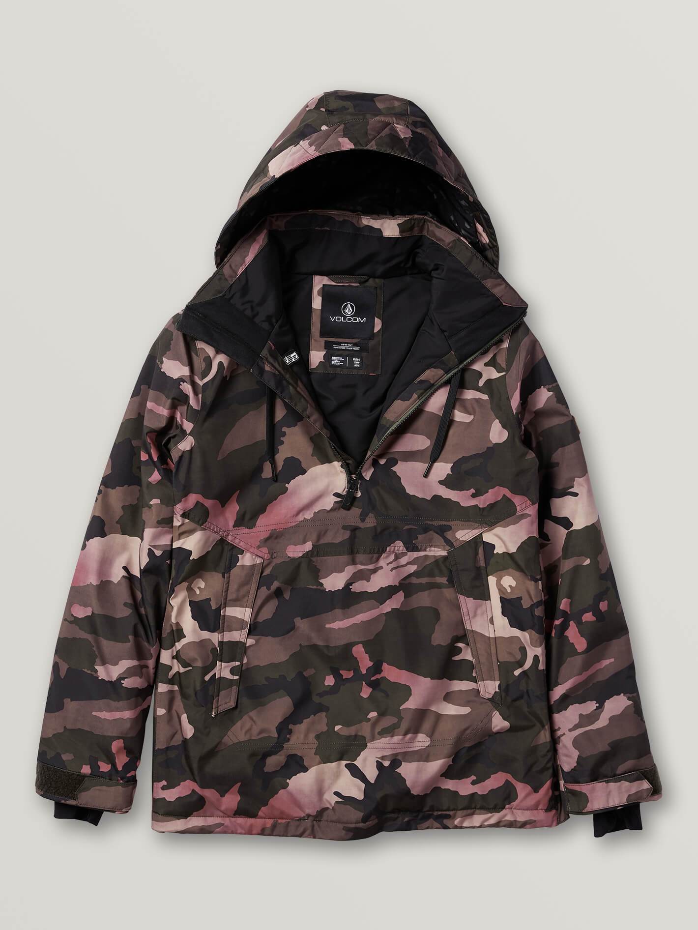 Womens Fern Insulated Gore-Tex Pullover - Faded Army