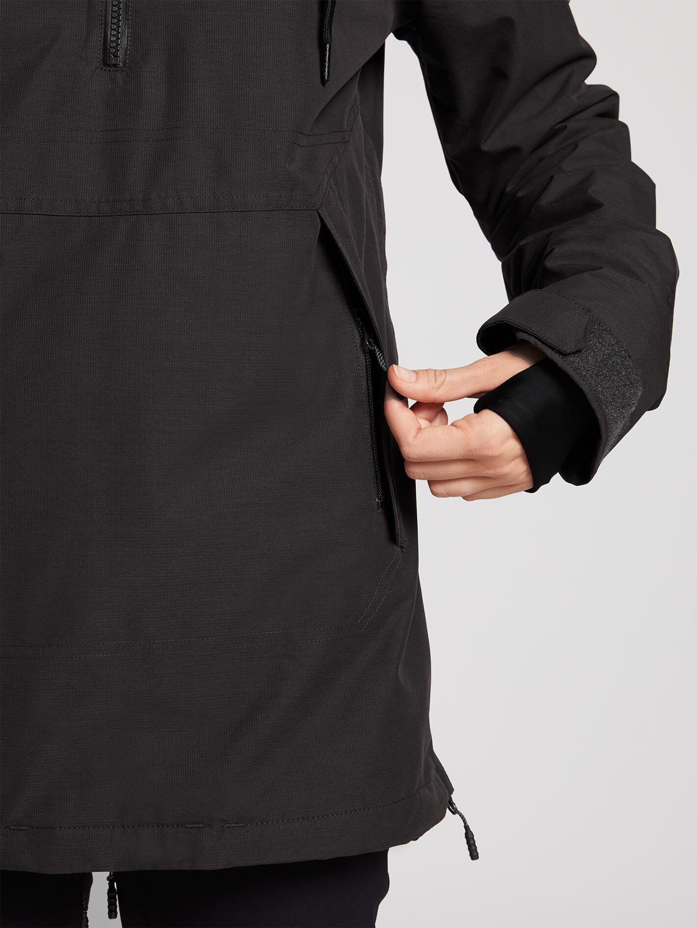Womens Fern Insulated Gore-Tex Pullover - Faded Army