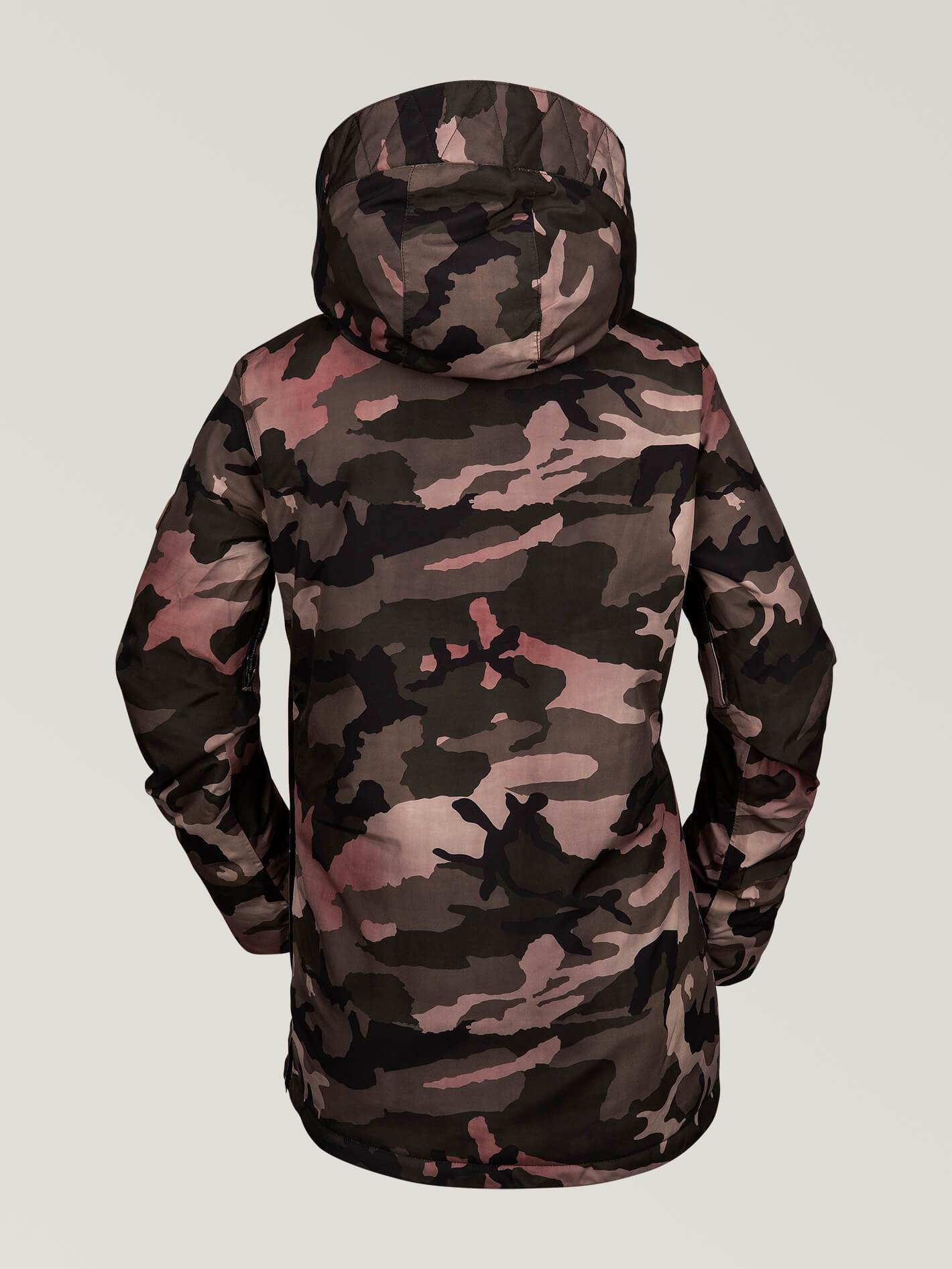 Womens Fern Insulated Gore-Tex Pullover - Faded Army