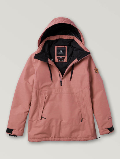 Womens Fern Insulated Gore-Tex Pullover - Mauve