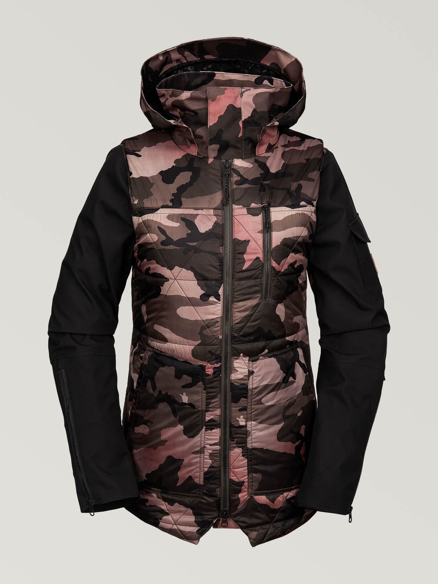 Womens Vault 4-In-1 Jacket - Faded Army
