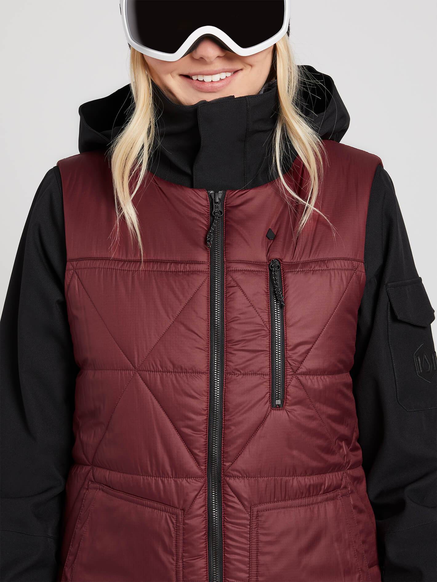 Womens Vault 4-In-1 Jacket - Scarlet