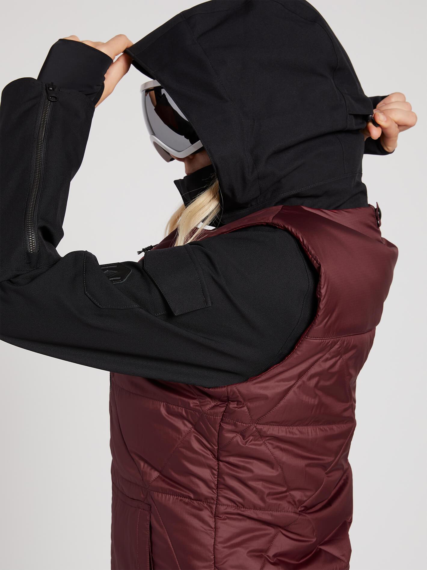 Womens Vault 4-In-1 Jacket - Scarlet