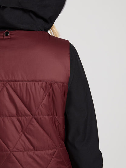 Womens Vault 4-In-1 Jacket - Scarlet