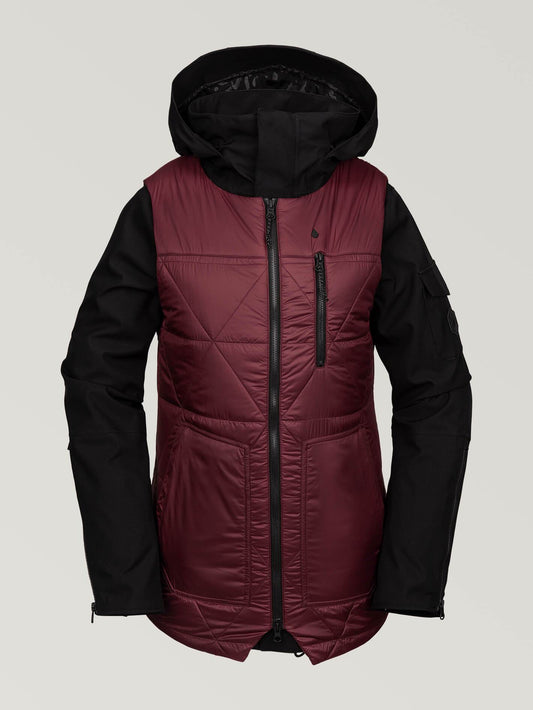 Womens Vault 4-In-1 Jacket - Scarlet