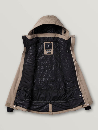 Womens Shrine Insulated Jacket - Sand Brown