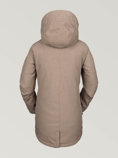 Womens Shrine Insulated Jacket - Sand Brown