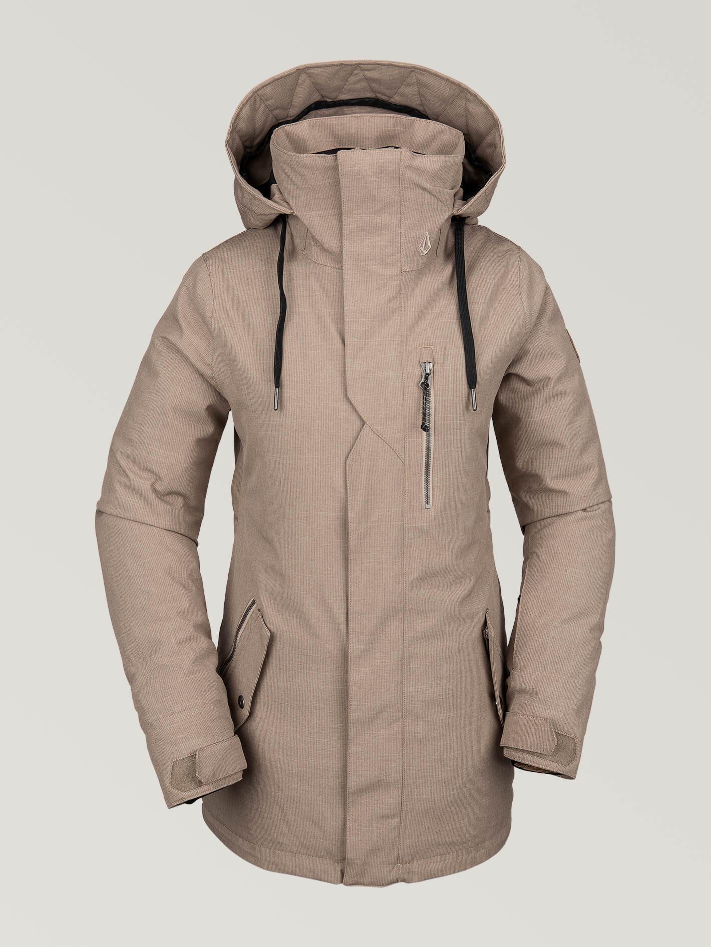 Womens Shrine Insulated Jacket - Sand Brown