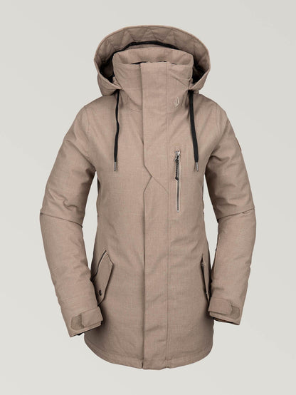 Womens Shrine Insulated Jacket - Sand Brown