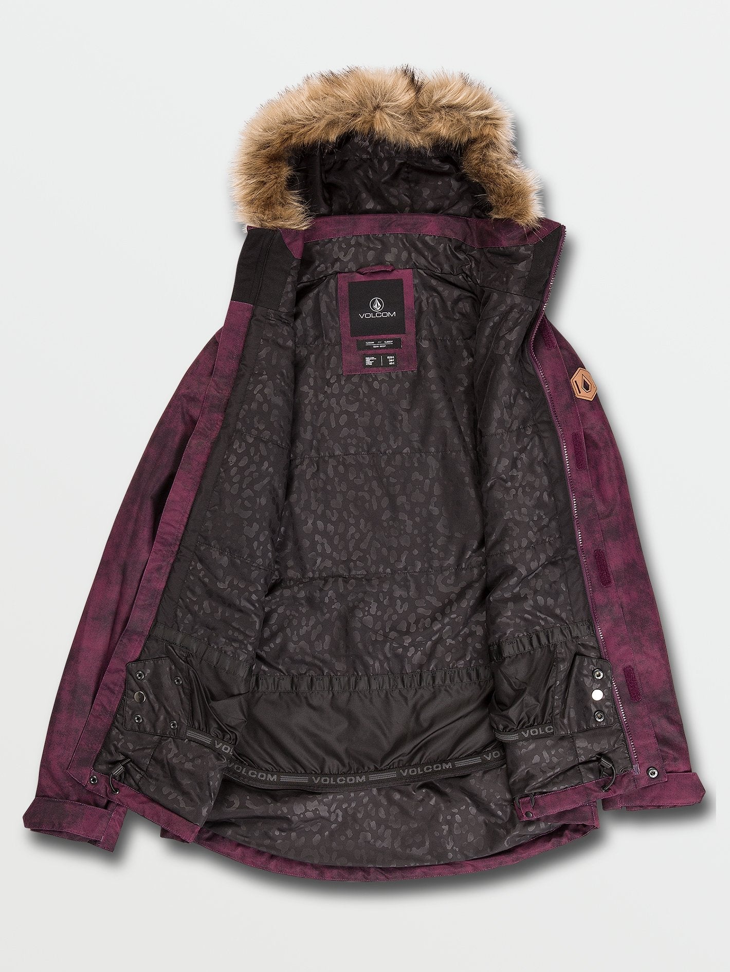 Fawn Insulated Jacket - ACID MERLOT