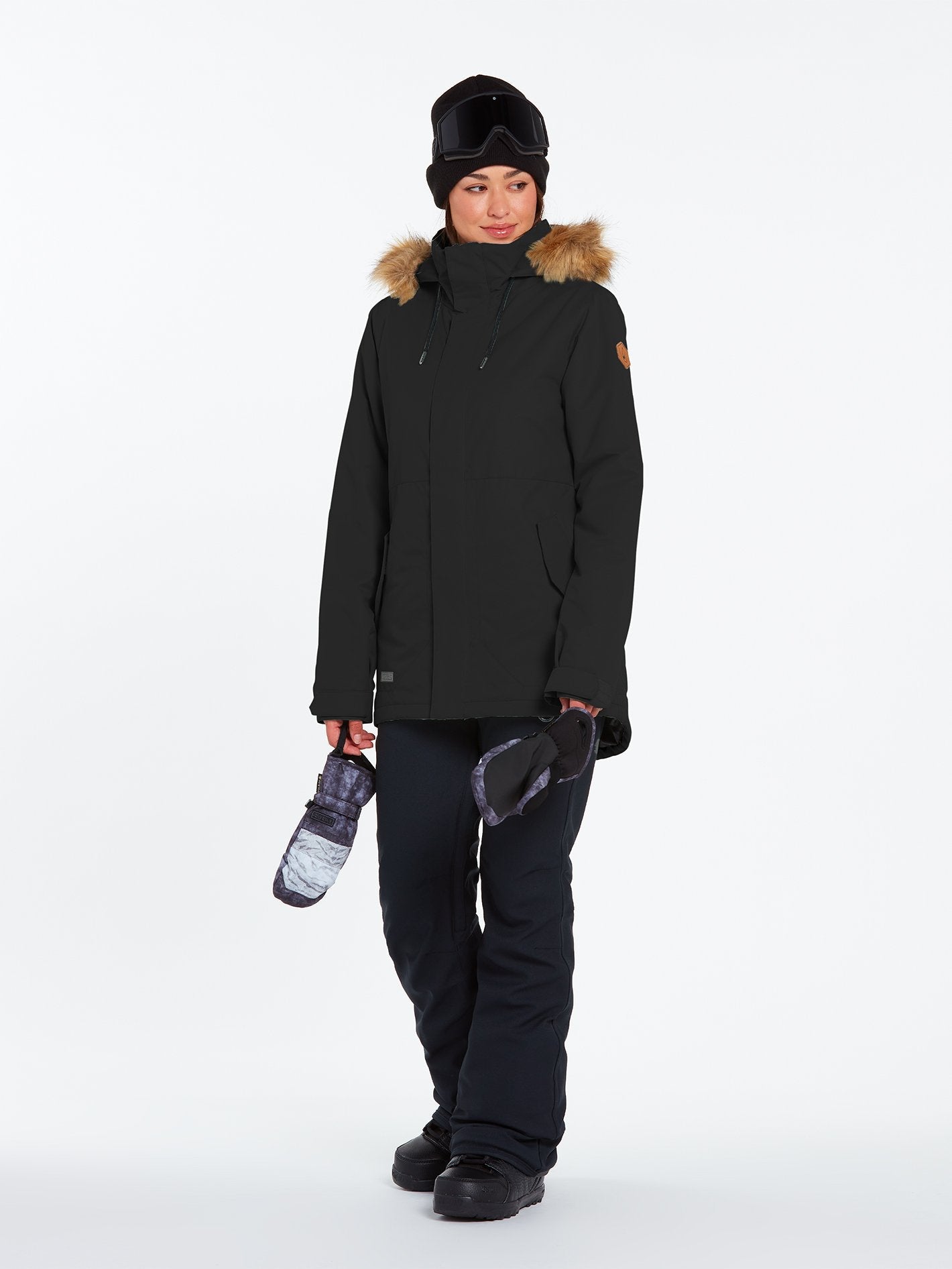 Fawn Insulated Jacket - BLACK