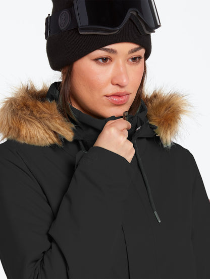 Fawn Insulated Jacket - BLACK