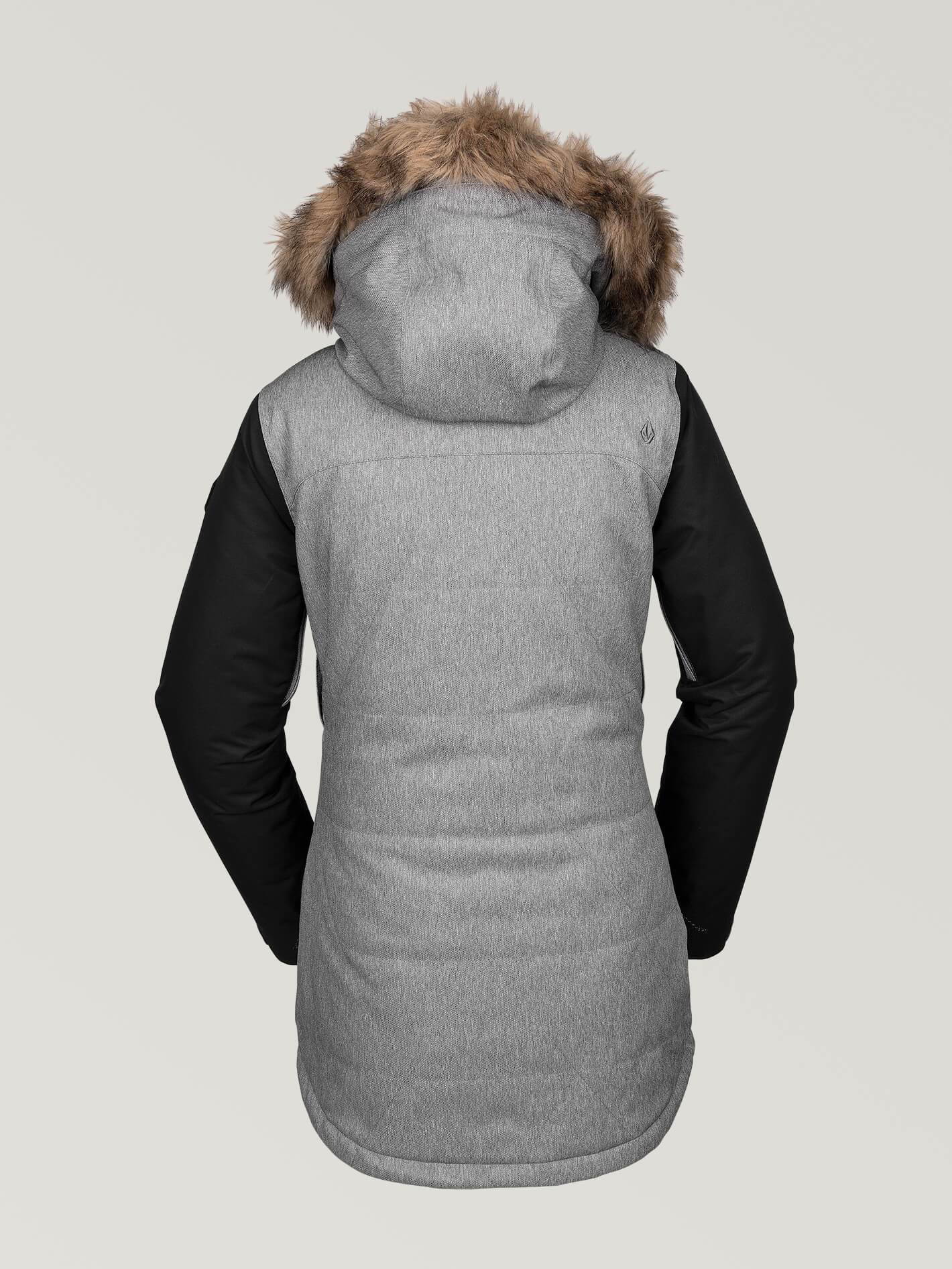 Womens Fawn Insulated Jacket - Heather Grey