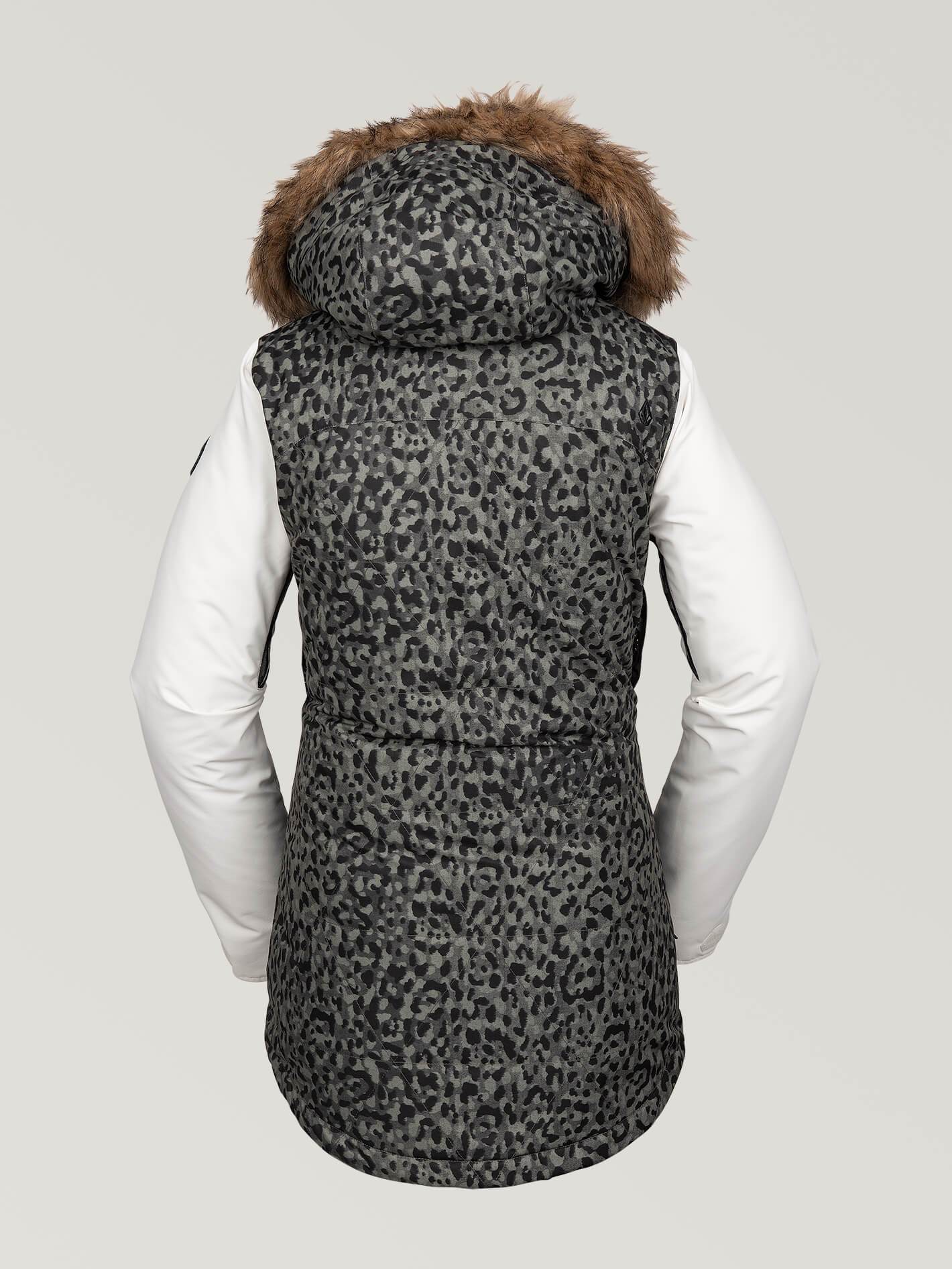 Womens Fawn Insulated Jacket - Leopard