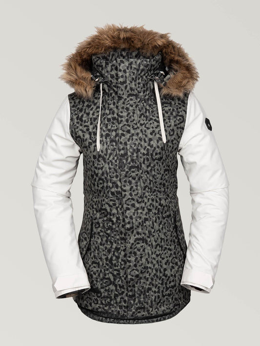 Womens Fawn Insulated Jacket - Leopard