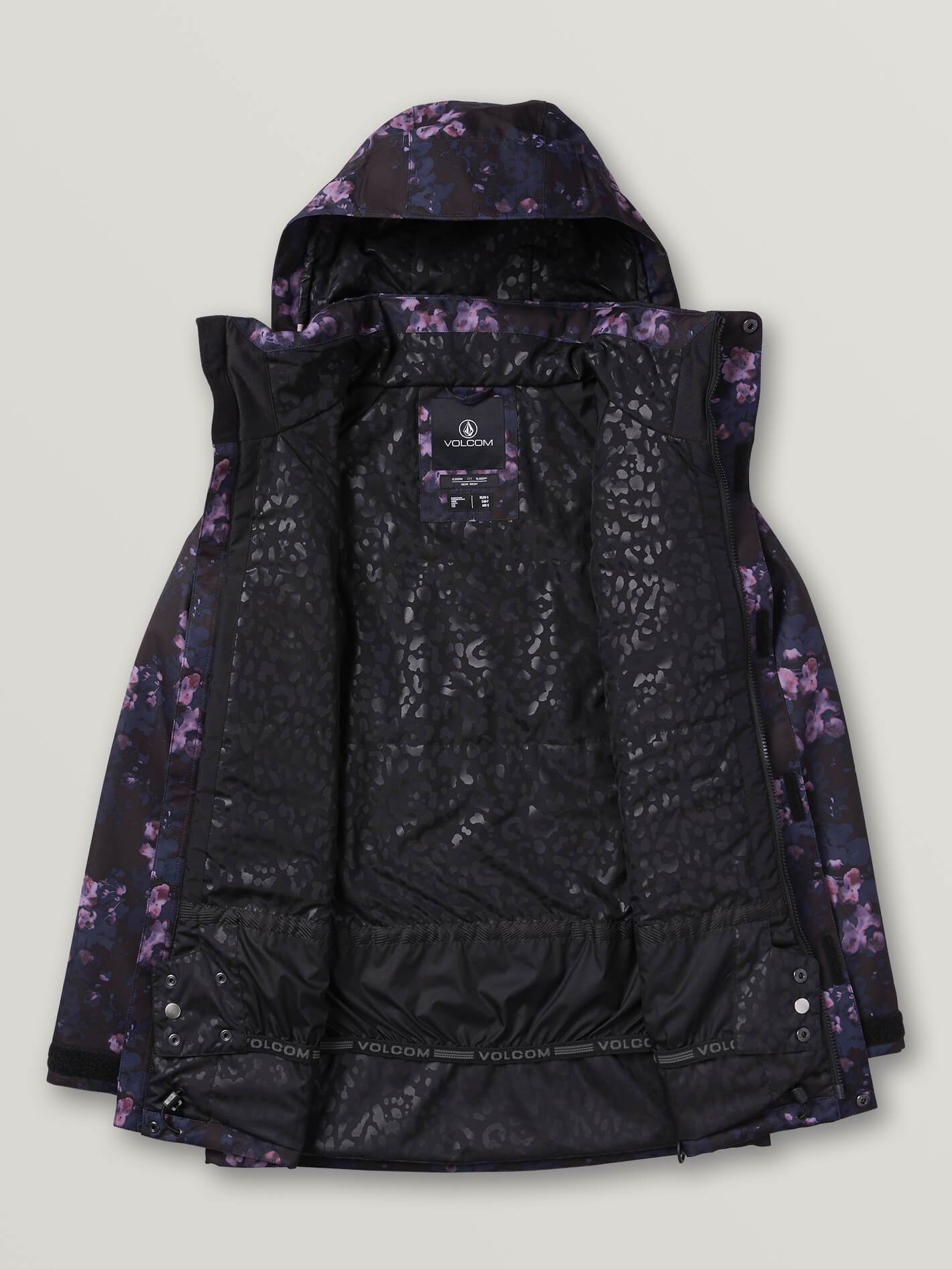 Womens Westland Insulated Jacket - Black Floral Print