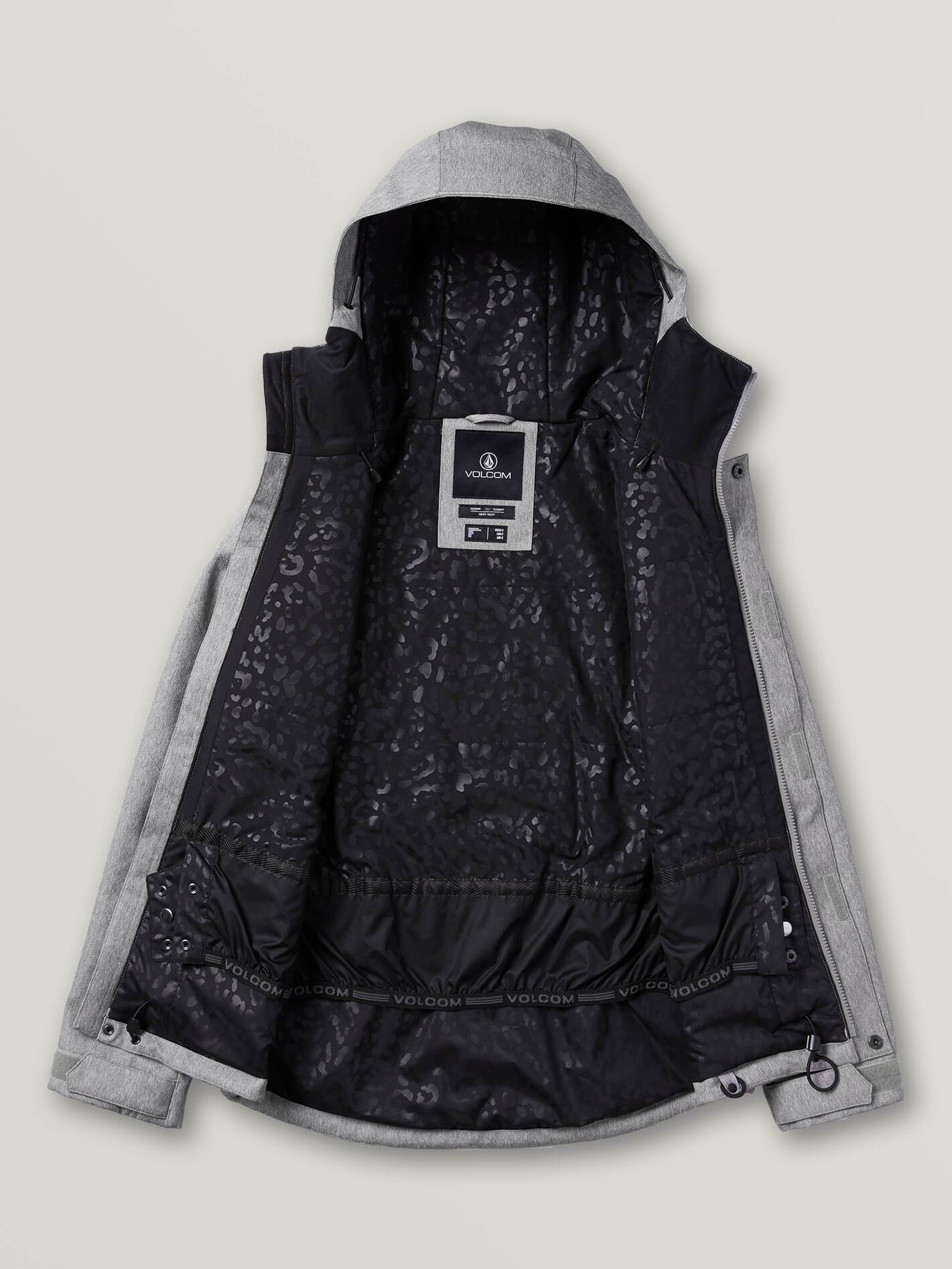 Womens Bolt Insulated Jacket - Heather Grey