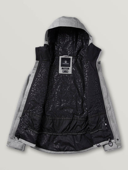 Womens Bolt Insulated Jacket - Heather Grey