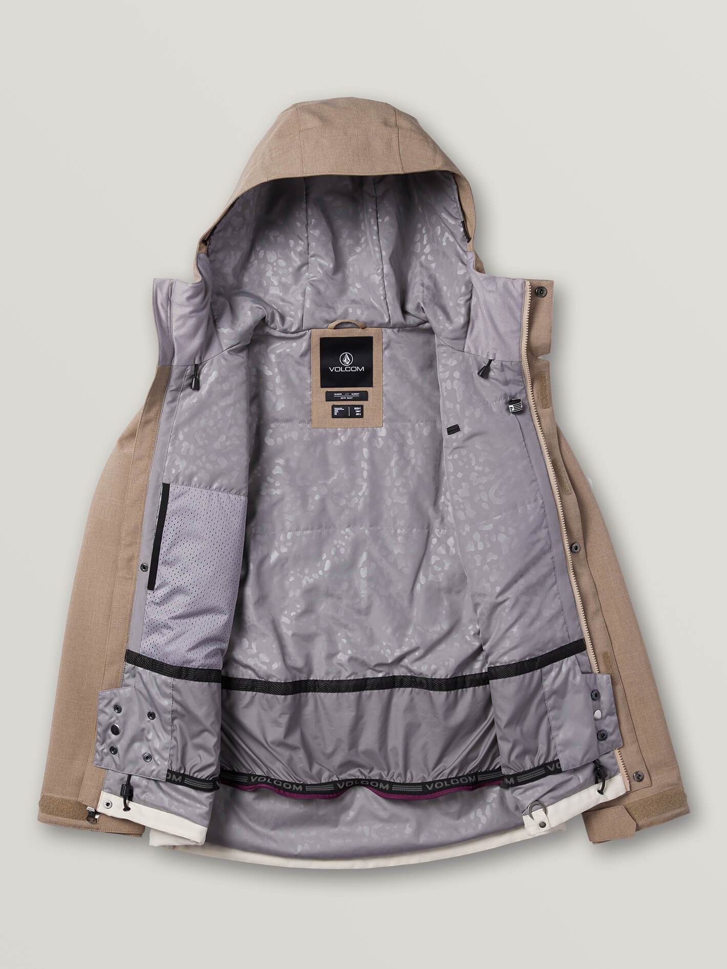 Womens Ashlar Insulated Jacket - Sand Brown
