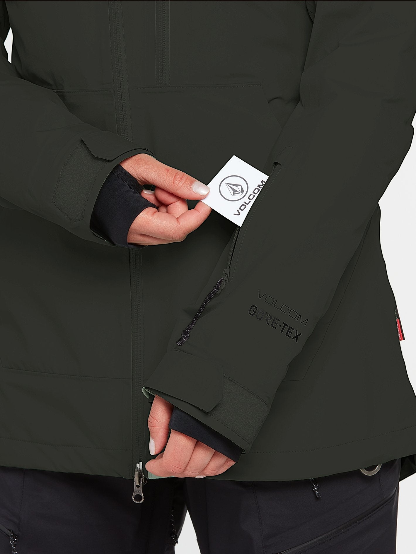 Nya Tds Inf Gore-Tex Jacket - BLACK GREEN