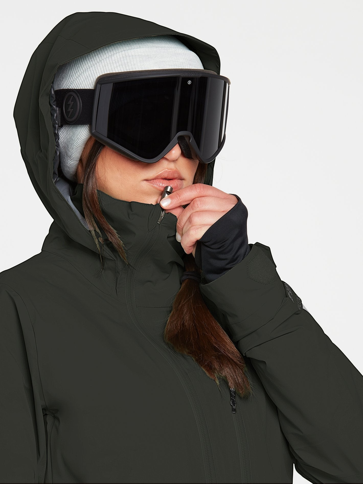 Nya Tds Inf Gore-Tex Jacket - BLACK GREEN