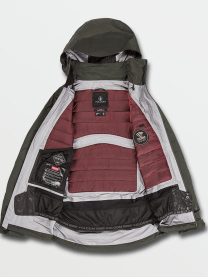 Nya Tds Inf Gore-Tex Jacket - BLACK GREEN