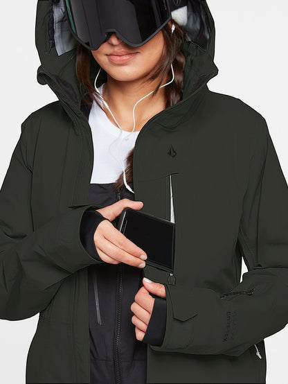 Nya Tds Inf Gore-Tex Jacket - BLACK GREEN
