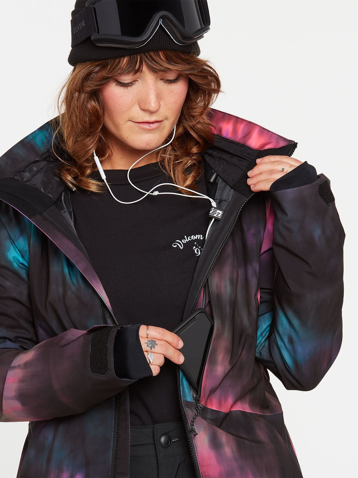3D Stretch Gore-Tex Jacket - BLUE TIE-DYE
