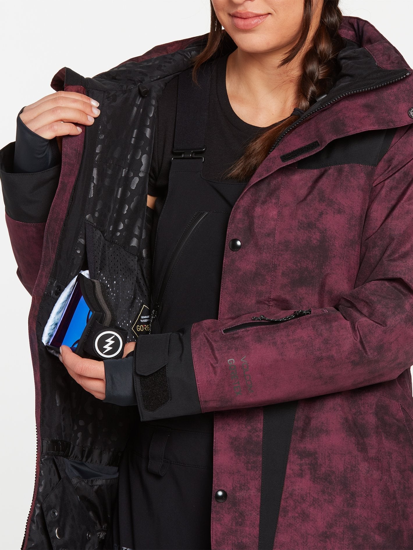 Ell Insulated Gore-Tex Jacket - ACID MERLOT